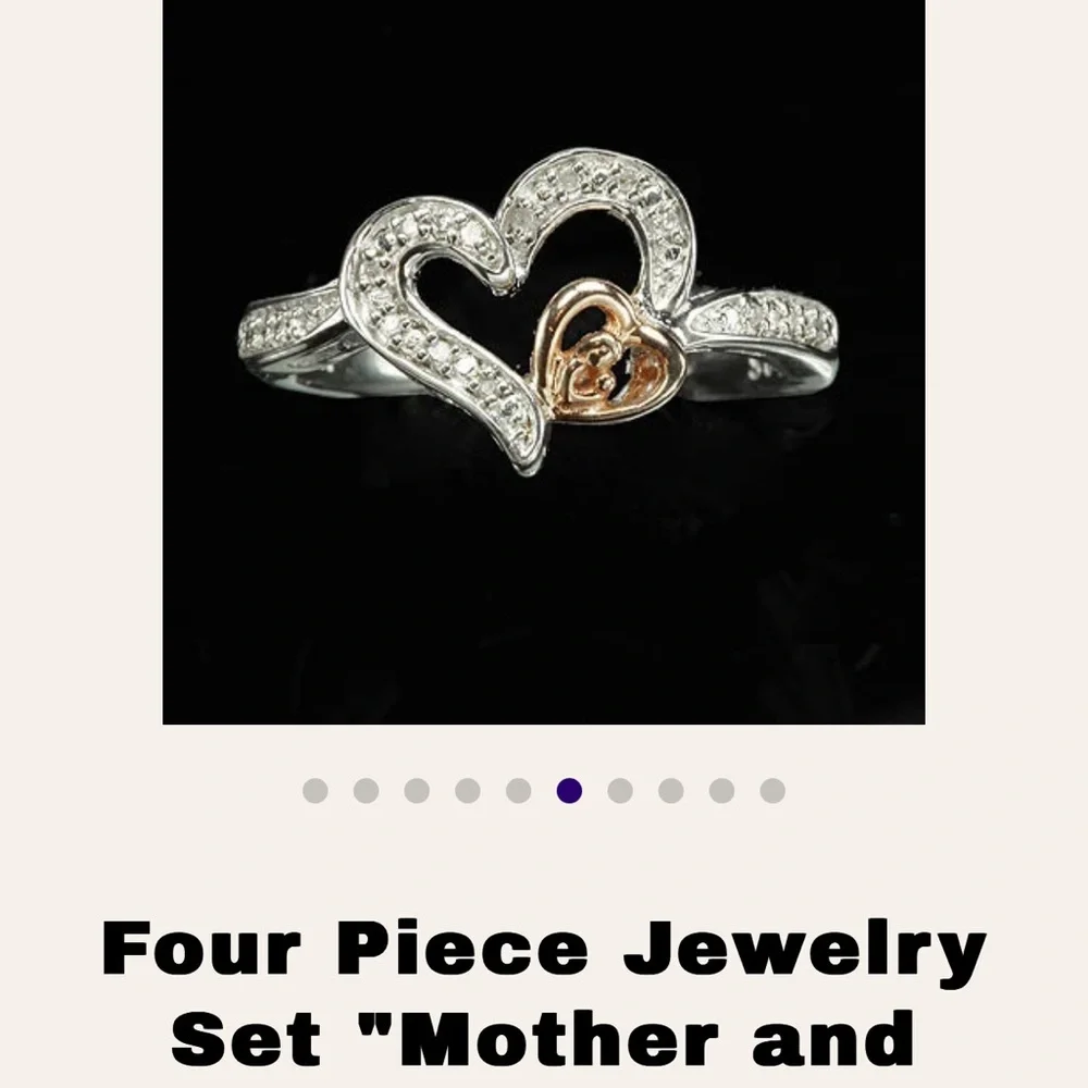 Brian Kosner Silver‎ and Bronze Heart Ring